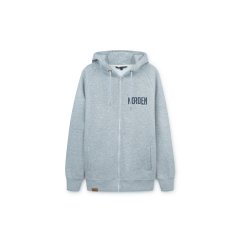 Hooded Deluxe Jacket MODERN 022 heather grey S