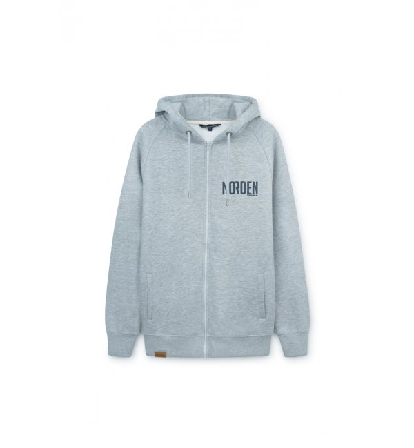Hooded Deluxe Jacket MODERN 022 heather grey XL