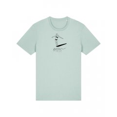 Classic T Unisex Longboard Girl caribean blue S