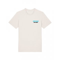 Classic T Unisex Eggs, Logs and Fishes M vintage white