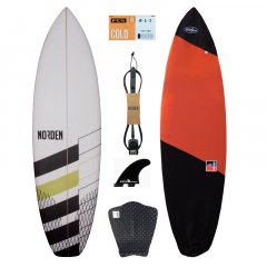 Skate 6´2 sage + pad + fins + leash + boardsock