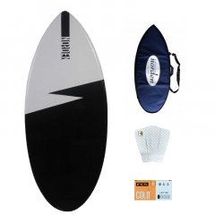 Skimboard black M + Bag + Pad + Wax