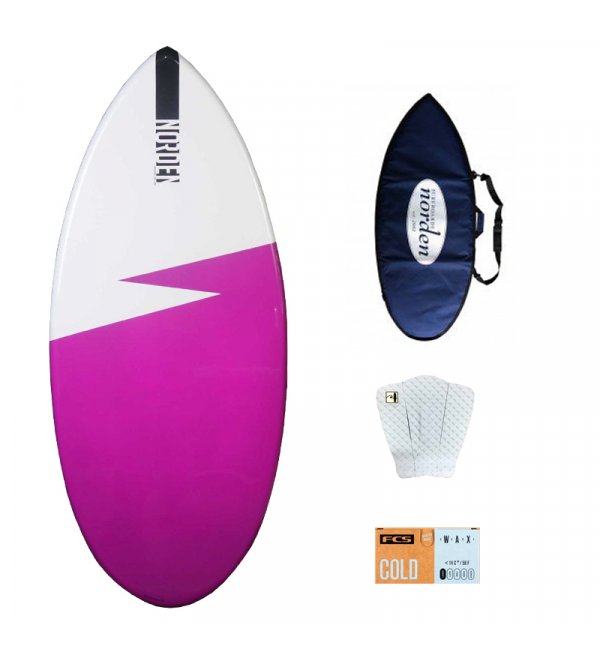 Skimboard grape S + Bag + Pad + Wax
