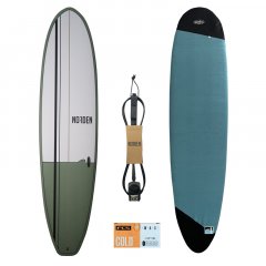 1rst Ride Mailbu 7´10  myrtle + Sock + Leash + Wax