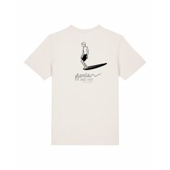Classic T Unisex Boy Longboard white back print